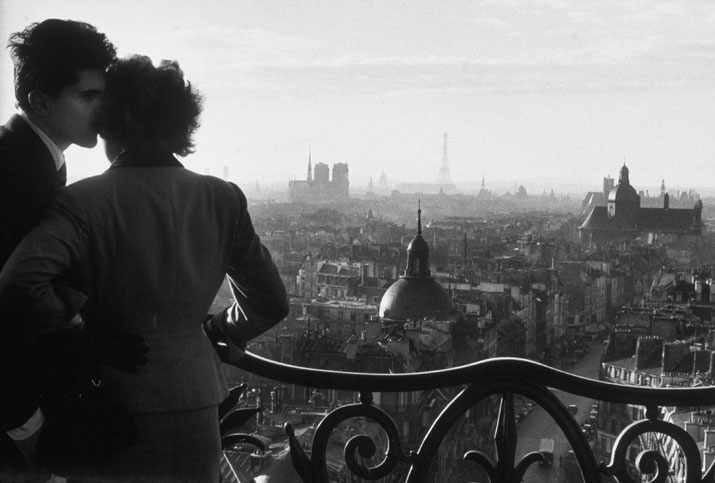 Les amoureux de la colonne Bastille, Paris,1957